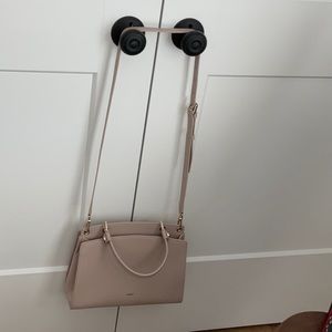 Furla New w/o tag. Tan leather bag, shoulder strap/crossbody or hand held!